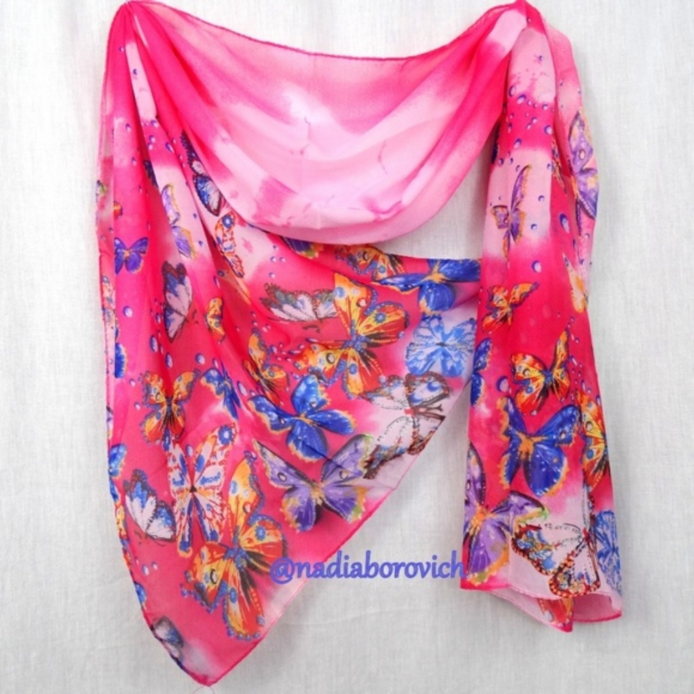 Chiffon Scarf Shawl Wrap Stole